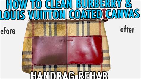 how to clean burberry cloth bag|burberry spade purse cleaning.